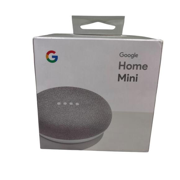 Google Home Mini Smart Speaker Google Assistant Chalk GA00210-US New - Picture 7 of 10